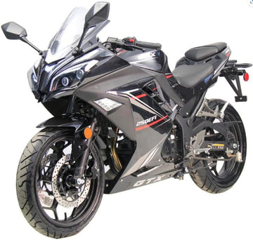 HHH Vitacci GTX 250cc EFI Motorcycle | 6-Speed Manual Fuel-Injected Street Bike mississippipowersports